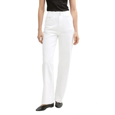 Abbildung von TOM Tailor Denim WIDE LEG Jeans Straight Leg, Damen, Größe: XS, White