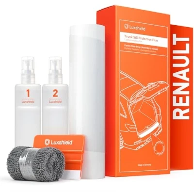 Abbildung von Luxshield Ladekantenschutz Folie für Renault Austral I 2022 2024 Stoßstangenschutz, Kratzschutz, Lackschutzfolie Transparent