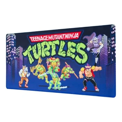 Abbildung von Grupo Erik Gaming Mauspad XXL Ninja Turtles Fanartikel Mousepad rutschfest Wasserabweisend Groß Mouse Pad Schreibtischunterlage PC Zubehör Merch