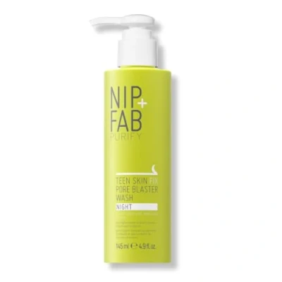 Abbildung von Nip + Fab Teen Skin Fix Pore Blaster Anti Akne Behandlung Gesichtsreinigungsgel für die Nacht Salicylsäure Wasabi Extrakt Teebaum Gereinigte Poren 145 ml