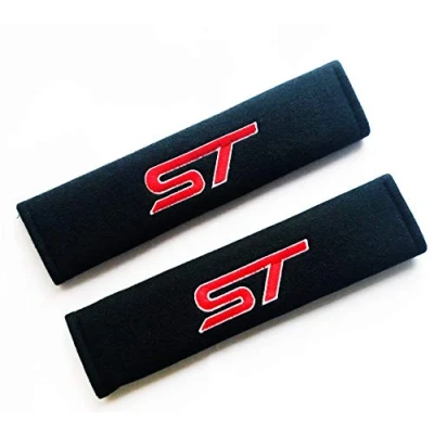 Abbildung von 2 x Sicherheitsgurt Schulterpolster für ST (Focus Fiesta Kuga ST1 ST2 Line alle Modelle)