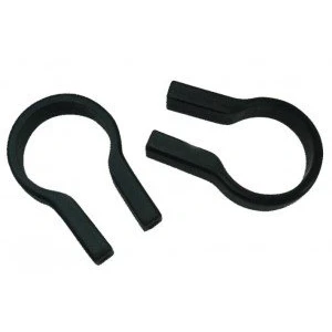 Abbildung von krbe KLICKfix 2 Schellen 31,8 mm für Lenkeradapter Oversize