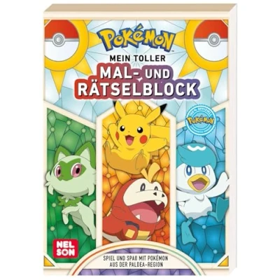 Abbildung von Pokémon Activity Buch: Mein toller Mal und Rätselblock: Spiel Spaß mit aus der Paldea Region Für Jungen Mädchen ab 4 Jahren