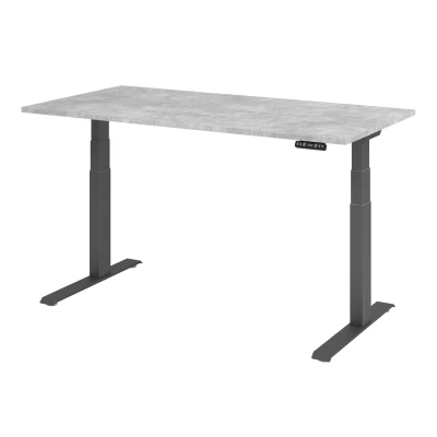 Abbildung von Hammerbacher Schreibtisch XDKB16 Beton/Graphit