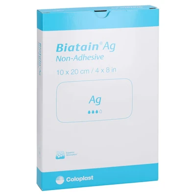 Abbildung von Biatain Ag Schaumverband 10x20 cm nicht 5 St