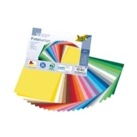 Abbildung von Folia Bastelkartonpapier, Fotokarton, Format A4, 300 g/m², 50 Blatt