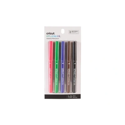 Abbildung von Cricut Infusible Ink Marker 1.0 Standardfarben