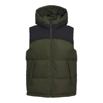 Abbildung von Jack &amp; Jones Jcoaero Weste, Herren, Größe: Medium, Forest night