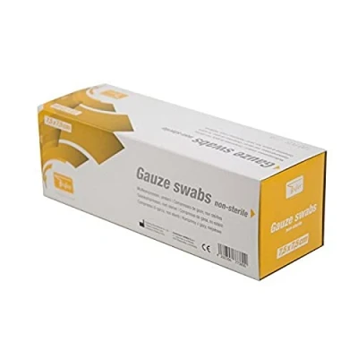 Abbildung von Teqler T 135177 Mullkompressen, unsteril 7,5 cm x (120 er Pack)