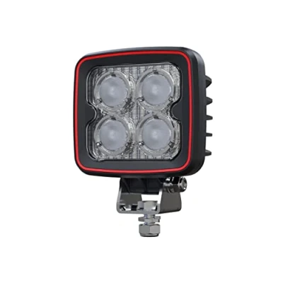 Abbildung von HMH LED Scheinwerfer Weldex Arbeitsscheinwerfer, Rückfahrscheinwerfer, fest integriert, Kaltweiß, 20W, 60 Grad, 1600 Lumen, kaltweiss, IP69K, 12V, 24V, erfüllt ECE R10 &amp; R23, Aluminium Druckgussgehäuse einstellbare Halterung