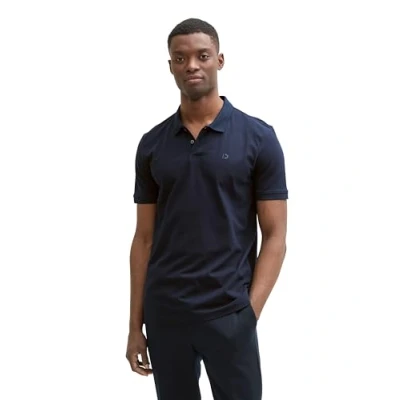 Abbildung von TOM Tailor Denim Basic Poloshirt, Herren, Größe: Large, Sky captain blue