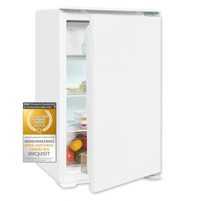 Abbildung von exquisit Einbaukühlschrank EKS5131 4 E 040D, 88 cm hoch, 54 breit, leistungsstarker Einbau Kühlschrank mit Sterne Gefrierfach