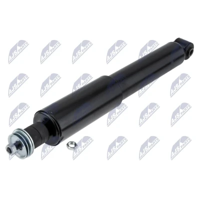 Abbildung von NTY A FR 010 Stoßdämpfer Vorderachse Gasdruck Teleskop oben Stift, unten Auge MAZDA: B Serie Pickup, FORD: Ranger Mk2