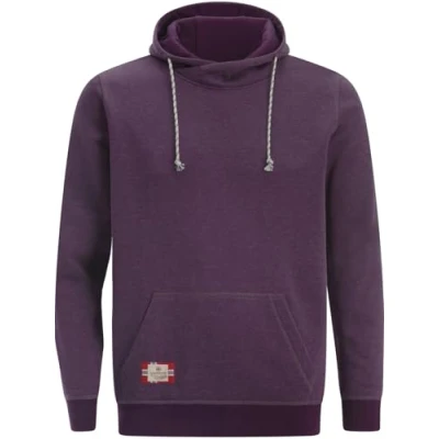 Abbildung von Jan Vanderstorm Blankard Kapuzenpullover, Herren, Größe: Large, Dunkelrot melange