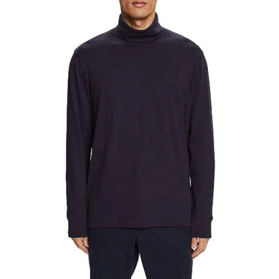 Abbildung von Esprit SUS F SOFT ROLL Langarmshirt, Herren, Größe: XS, Navy