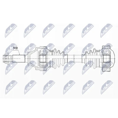 Abbildung von Antriebswelle NTY NPW MA 001