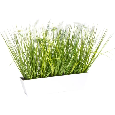 Abbildung von Kunstblume Wiesenblumen im Kunststofftopf Gras, Botanic Haus, Höhe 37 cm