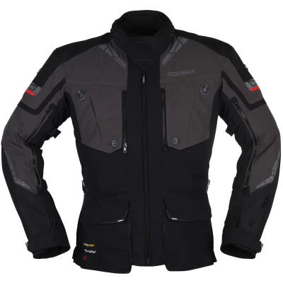 Abbildung von Modeka Motorradjacke Panamericana II schwarz / dunkelgrau XL