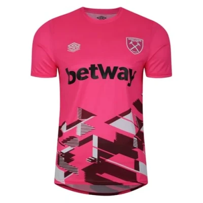 Abbildung von Umbro Herren 98665U Jersey, LYX Knockout Pink/New Claret/Brilliant White, M