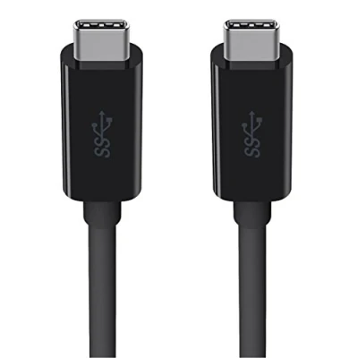 Abbildung von Belkin USB C 3.0 Kabel 5Gbps, 4K, 100W 2M Schwarz (USB IF zertifiziert)