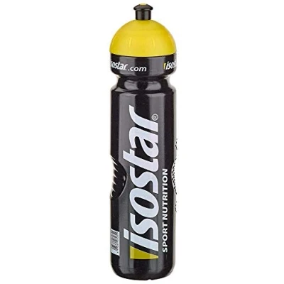 Abbildung von isostar Trinkflasche 1,0 l silber, schwarz