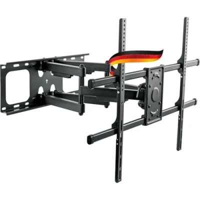 Abbildung von Schwaiger LWHD9075 513 TV Wandhalterung, (bis 90 Zoll, neigbar, schwenkbar, drehbar, bis 75kg, 800x600mm, schwarz)