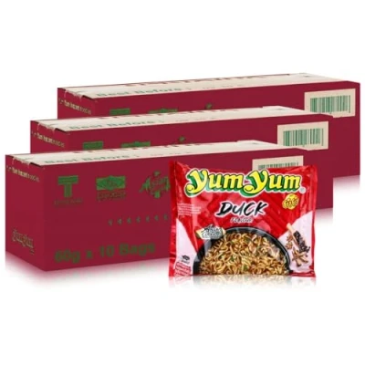 Abbildung von 30 x 60g Instant Nudeln mit BEEF / RINDFLEISCH Geschmack YumYum