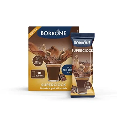 Abbildung von Caffè Borbone SuperCiock Pulver Sticks für Getränke 80 (8 Packungen mit 10 Stück) Ideal Pod Systeme