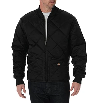 Abbildung von Dickies, Herren, Diamantgesteppte Jacke, Schwarz, XXL