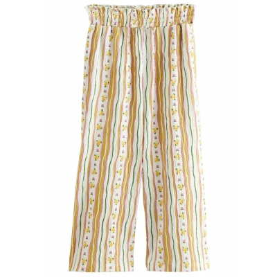 Abbildung von Next Relaxed FIT Stoffhose für Kinder, Größe: 110, Yellow floral stripe