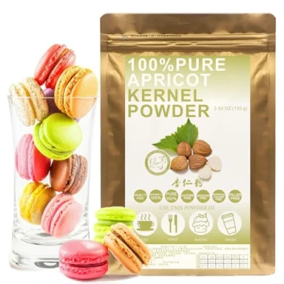 Abbildung von Plant Gift 100% Pure Almond Powder, Flour杏仁粉 Natürliches Pulver, Großes Aroma für Getränke, Smoothie, Joghurt, Backen, Kekse, Kuchen und Nicht GVO Kein Füllstoff 100G/3.25oz