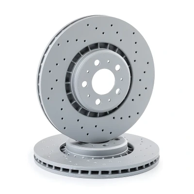 Abbildung von ZIMMERMANN SPORT COAT Z 610.3707.52 Bremsscheibe 336 30 10/5 5 108 außenbelüftet, gelocht beschichtet VOLVO: XC90 I