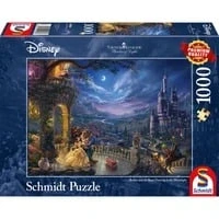 Abbildung von Disney, Die Schöne und das Biest, Tanz im Mondlicht 1000 Teile Puzzle (Thomas Kinkade)