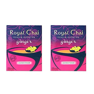Abbildung von Royal Chai Premium Loesliches Teepulver Ingwer ungesuesst 180g x 2 Doppelpack