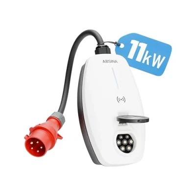 Abbildung von ABSINA Elektroauto Ladestation Mobile Wallbox 11kW 16A, App Steuerung, einstellbare Ladeleistung