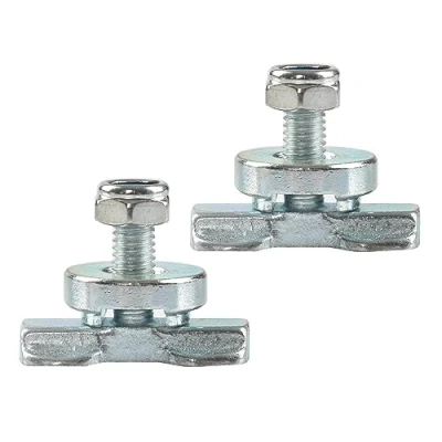 Abbildung von Schraubfitting Airlineschiene 2er Set 10x40 Schraubaufnahme Zurrschiene Fitting