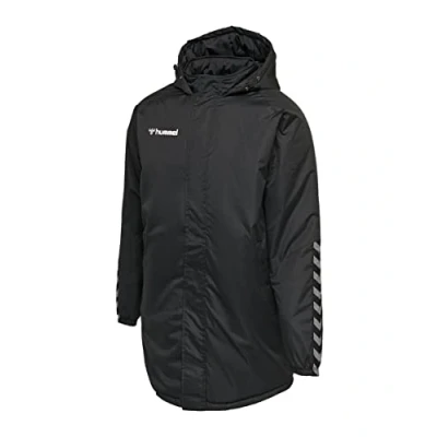 Abbildung von hummel Herren hmlAUTHENTIC Bench Jacket Jacke, Black/White, 3XL