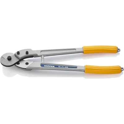 Abbildung von Knipex 95 71 445, Hand Kabelschneider, Gelb, Stahl, Edelstahl, 1 cm, REACH