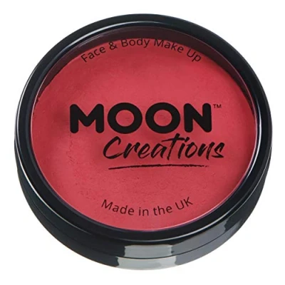 Abbildung von Moon Creations Pro Gesichts und Körper Make up, professionelle Farbfarben Kuchentöpfe für Gesichtsfarbe, Kostüme, Feste, Halloween Kinder, Erwachsene (Magenta, 36 g)