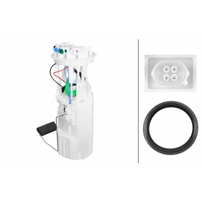 Abbildung von HELLA 8TF 358 306 741 Kraftstoff Fördereinheit mit Dichtung, Tankgeber elektrisch Diesel LAND ROVER: Discovery 2