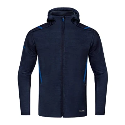 Abbildung von JAKO Kinder Freizeitjacke Challenge mit Kapuze, Marine Meliert/Royal, 152