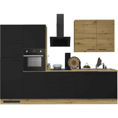 Abbildung von BASIC by Balculina Küchenzeile &quot;Laureen&quot;, Breite 310 cm, wahlweise mit E Geräten