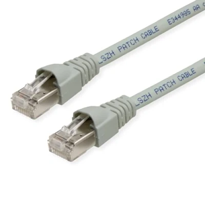 Abbildung von TELEGÄRTNER L00001A0090 Patchkabel Kat.6A (tief), S FTP, 1,5m grau