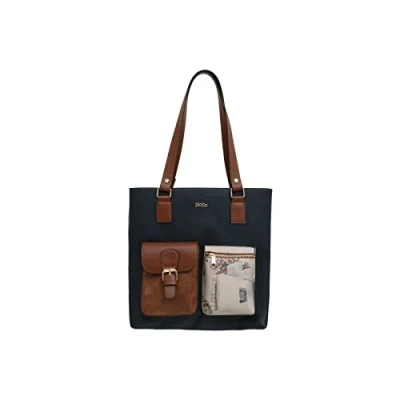 Abbildung von Dogo Multi Pocket Paperflower Shopping Bag, Damen, Größe: One Size, Blau