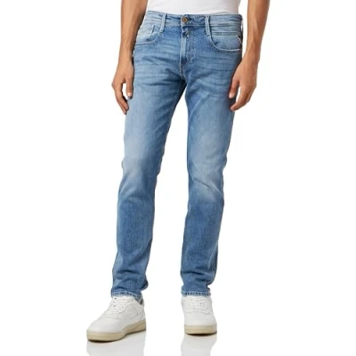 Abbildung von Replay Anbass Jeans Slim Fit, Herren, Größe: 29x30, Light blue