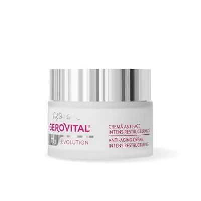 Abbildung von Aufbauende Anti Aging Intensivcreme mit Faltenentgegende Wirkung, Regeneriert und Pflegt Das Gesicht während der Nacht, 50ml, Gerovital H3 Evolution