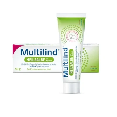 Abbildung von MULTILIND Wund Heilsalbe mit Nystatin u. Zinkoxid 50 g
