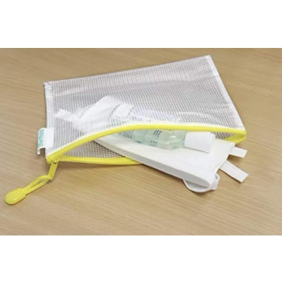 Abbildung von 8 x A5 Zip Hüllen, gelb, PVC