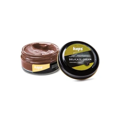 Abbildung von Kaps Schuhcreme für Glattes und Genarbtes Leder Schuhpflege Delicate Cream (127 Mango Mango)