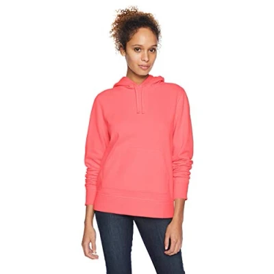 Abbildung von Amazon Essentials Damen Fleece Kapuzenpullover (in Übergröße erhältlich), Korallenrosa, XL